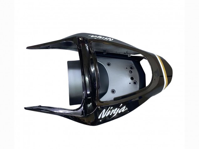 Carenados Moto Kawasaki ZX6R 2003-2004 - Negro Brillante Blanco Motul Lucky Strike