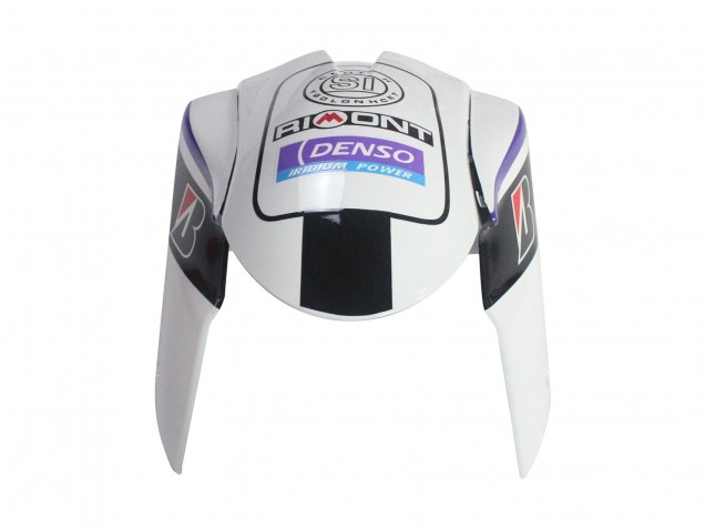 Carenados Moto Kawasaki ZX6R 2005-2006 - Blanco Púrpura Negro Rizoma Playboy DENSO