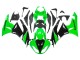 Carenados Moto Kawasaki ZX6R 2009-2012 - Verde Negro Brillante