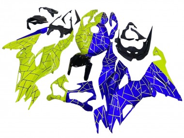 Carenados Moto Kawasaki ZX6R 2019-2022 - Azul Amarillo