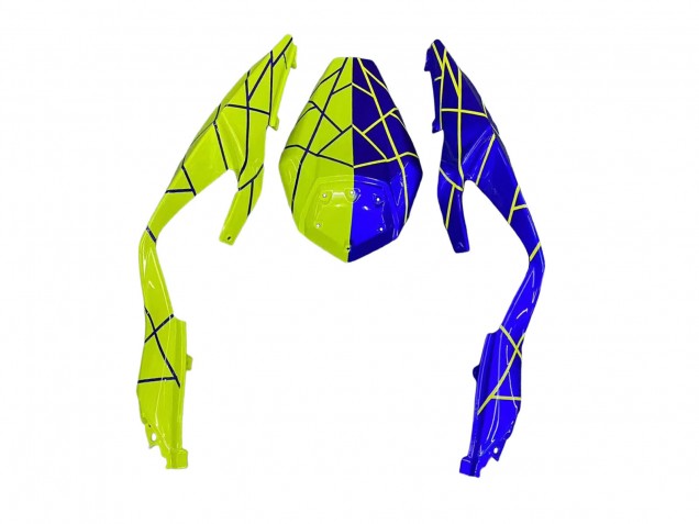 Carenados Moto Kawasaki ZX6R 2019-2022 - Azul Amarillo