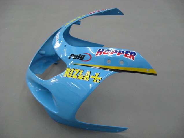 Carenados Moto Suzuki GSXR1000 2000-2002 - Azul Claro Amarillo Negro Motul Rizla
