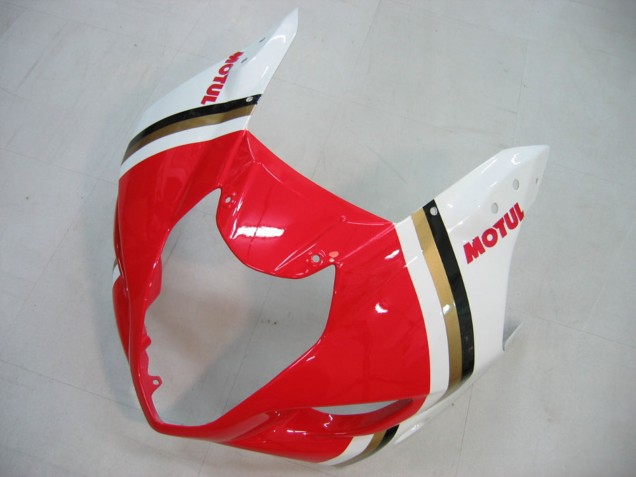 Carenados Moto Suzuki GSXR 1000 2003-2004 - Blanco Rojo Motul Lucky Strike
