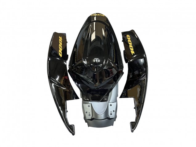 Carenados Moto Suzuki GSXR 1000 2005-2006 - Negro Brillante Oro Calcomanía