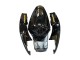 Carenados Moto Suzuki GSXR 1000 2005-2006 - Negro Brillante Oro Calcomanía