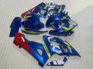Carenados Moto Suzuki GSXR 1000 2005-2006 - Azul Amarillo Rojo Motul Ecstar