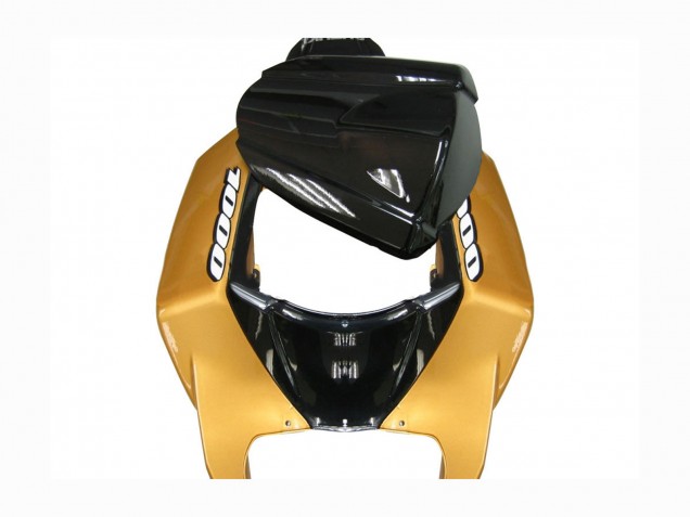 Carenados Moto Suzuki GSXR 1000 2007-2008 - Oro Negro Plata Calcomanía