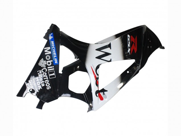 Carenados Moto Suzuki GSXR 1000 2007-2008 - Negro Brillante Blanco West