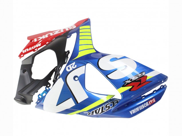 Carenados Moto Suzuki GSXR 1000 2009-2016 - Azul Claro Verde Rojo Motul