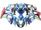 Carenados Moto Suzuki GSXR 1000 2009-2016 - Azul Claro Verde Rojo Motul