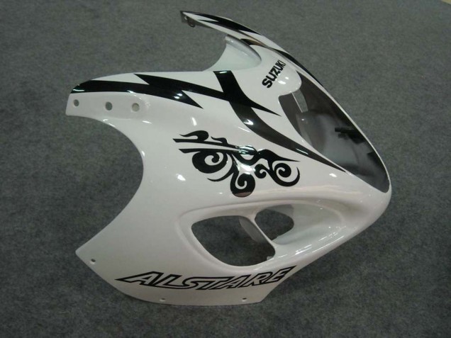 Carenados Moto Suzuki GSXR 1300 Hayabusa 1996-2007 - Blanco Negro Corona