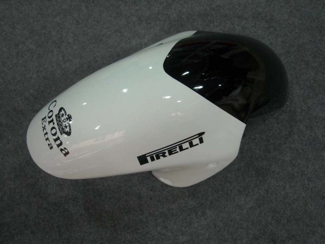 Carenados Moto Suzuki GSXR 1300 Hayabusa 1996-2007 - Blanco Negro Corona
