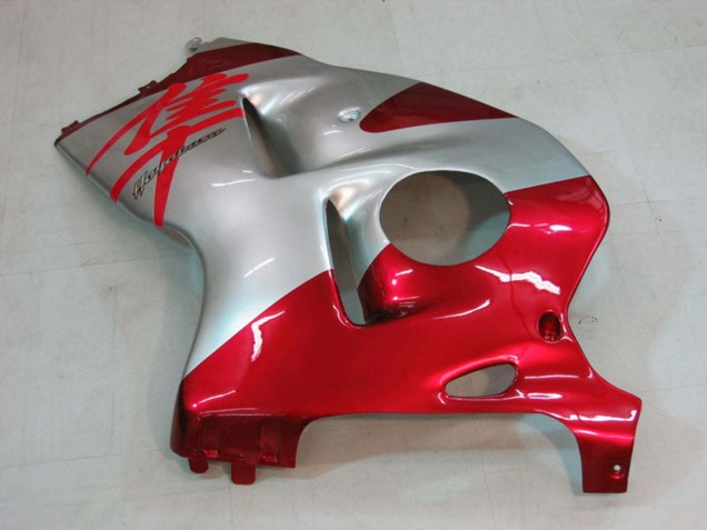 Carenados Moto Suzuki GSXR 1300 Hayabusa 1996-2007 - Plata Rojo Hayabusa