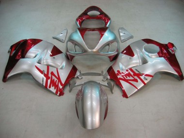 Carenados Moto Suzuki GSXR 1300 Hayabusa 1996-2007 - Plata Rojo Hayabusa