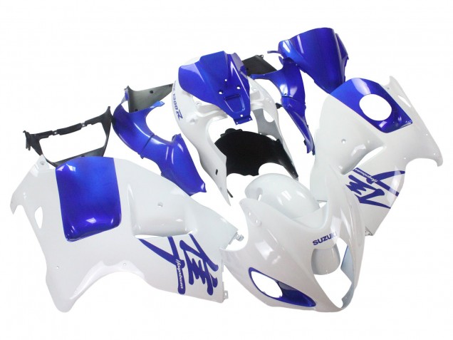 Carenados Moto Suzuki GSXR 1300 Hayabusa 1996-2007 - Blanco Azul Hayabusa