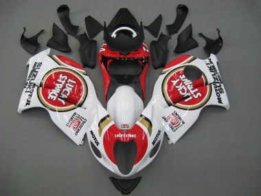 Carenados Moto Suzuki GSXR 1300 Hayabusa 1996-2007 - Blanco Rojo Motul