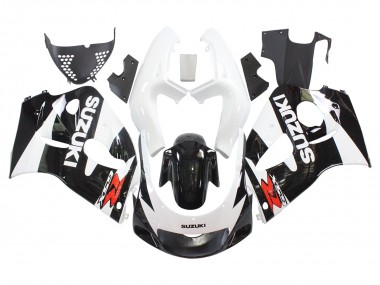Carenados Moto Suzuki GSXR 600 / GSXR 750 1996-2000 - Negro Blanco