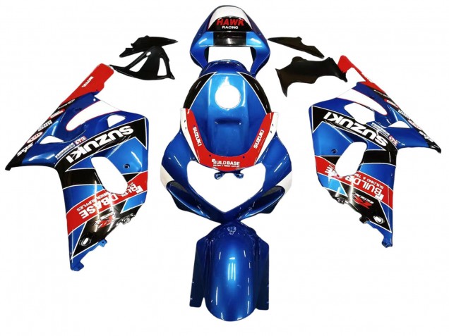 Carenados Moto Suzuki GSXR 600 / GSXR 750 2001-2003 - Azul Rojo Carrera