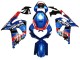 Carenados Moto Suzuki GSXR 600 / GSXR 750 2001-2003 - Azul Rojo Carrera