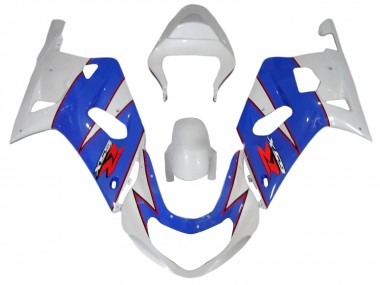 Carenados Moto Suzuki GSXR 600 / GSXR 750 2001-2003 - Blanco Azul Rojo