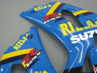 Carenados Moto Suzuki GSXR 600 / GSXR 750 2001-2003 - Azul Amarillo Negro Motul Rizla