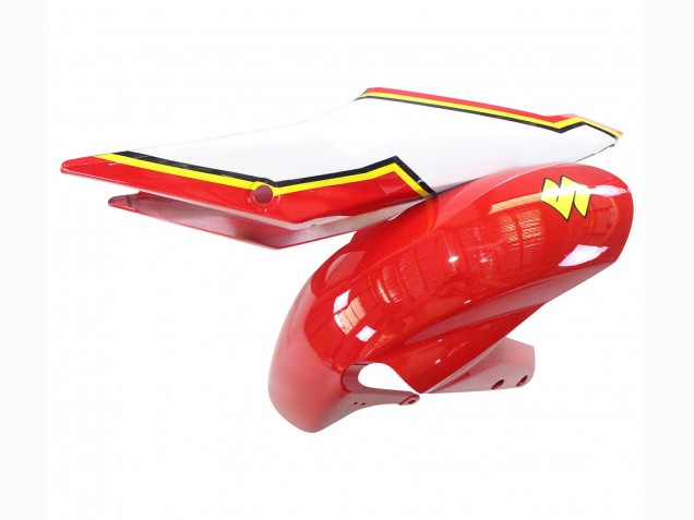 Carenados Moto Suzuki GSXR 600 / GSXR 750 2004-2005 - Blanco Rojo Amarillo Michelin Texaon Heron 7