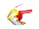 Carenados Moto Suzuki GSXR 600 / GSXR 750 2004-2005 - Blanco Rojo Amarillo Michelin Texaon Heron 7