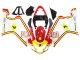 Carenados Moto Suzuki GSXR 600 / GSXR 750 2004-2005 - Blanco Rojo Amarillo Michelin Texaon Heron 7