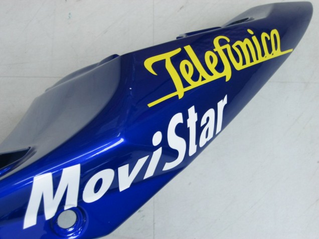 Carenados Moto Suzuki GSXR 600 / GSXR 750 2004-2005 - Azul Blanco Amarillo Verde Telefumica Motul MoviStar