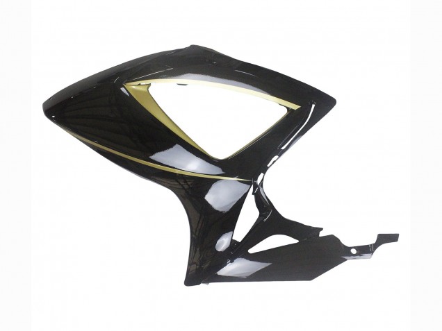 Carenados Moto Suzuki GSXR 600 / GSXR 750 2006-2007 - Negro Brillante Oro Raya