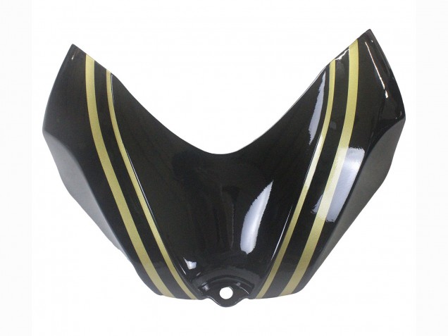 Carenados Moto Suzuki GSXR 600 / GSXR 750 2006-2007 - Negro Brillante Oro Raya