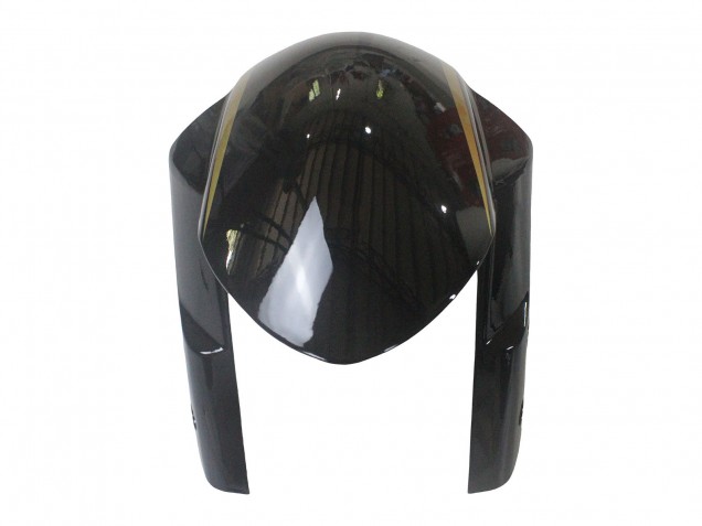 Carenados Moto Suzuki GSXR 600 / GSXR 750 2006-2007 - Negro Brillante Oro Raya