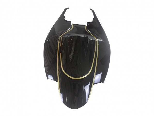 Carenados Moto Suzuki GSXR 600 / GSXR 750 2006-2007 - Negro Brillante Oro Raya