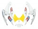 Carenados Moto Suzuki GSXR 600 / GSXR 750 2006-2007 - Blanco Rojo Amarillo Motul
