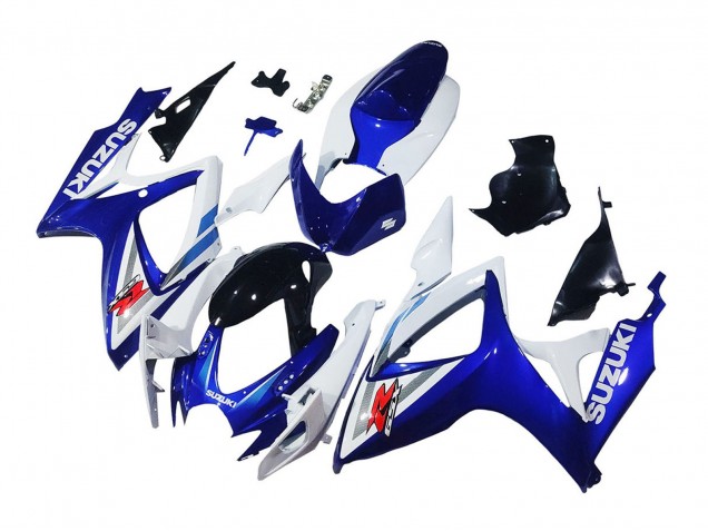 Carenados Moto Suzuki GSXR 600 / GSXR 750 2006-2007 - Blanco Azul Negro Brillante Rojo