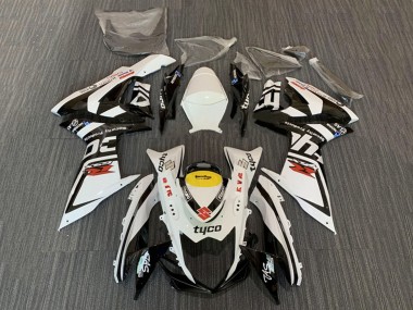 Carenados Moto Suzuki GSXR 600 / GSXR 750 2008-2010 - Blanco Amarillo Negro Tyco
