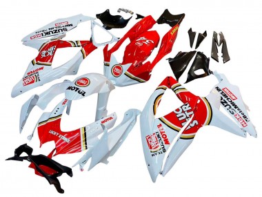 Carenados Moto Suzuki GSXR 600 / GSXR 750 2008-2010 - Blanco Rojo Motul Lucky Strike