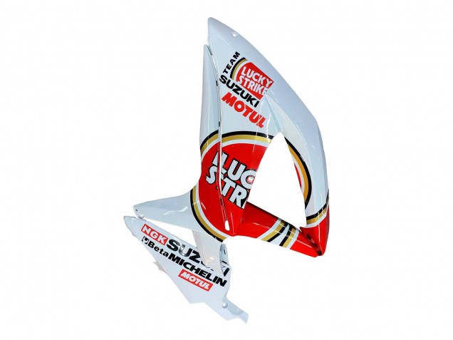 Carenados Moto Suzuki GSXR 600 / GSXR 750 2008-2010 - Blanco Rojo Motul Lucky Strike