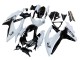 Carenado Moto Suzuki GSXR 600 / GSXR 750 2008-2010 - Blanco Negro