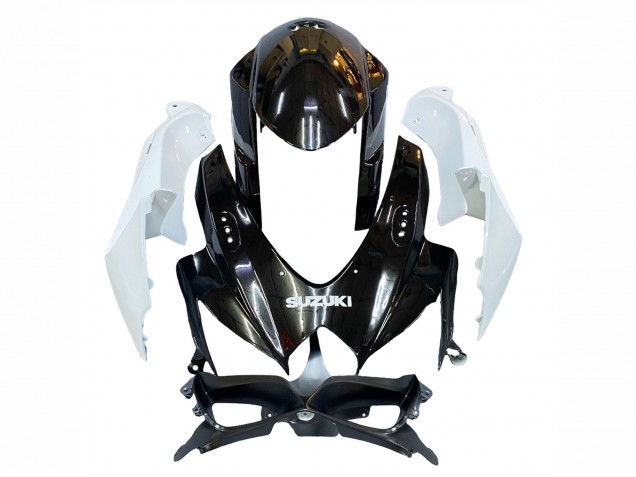 Carenado Moto Suzuki GSXR 600 / GSXR 750 2008-2010 - Blanco Negro