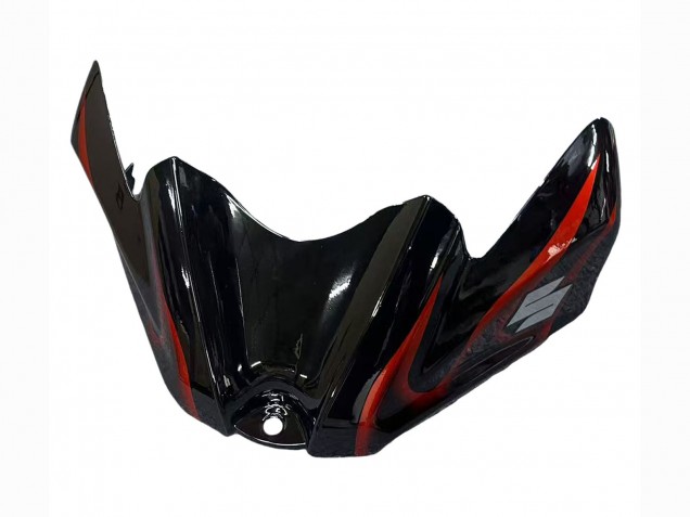 Carenados Moto Suzuki GSXR 600 / GSXR 750 2008-2010 - Negro Brillante Naranja Llama