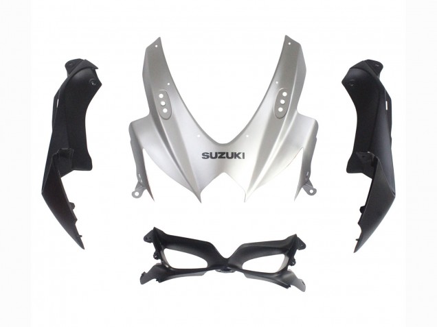 Carenados Moto Suzuki GSXR 600 / GSXR 750 2008-2010 - Plata Negro Mate