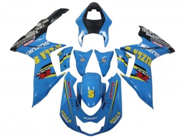 Carenados Moto Suzuki GSXR 600 / GSXR 750 2011-2024 - Azul Amarillo Negro Rizla