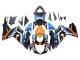 Carenados Moto Suzuki GSXR 600 / GSXR 750 2011-2024 - Azul Claro Naranja Negro Blanco Tiburón 46
