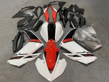 Kits Carenado Moto Yamaha YZF R3/R25 2015-2018 - Blanco Rojo Negro