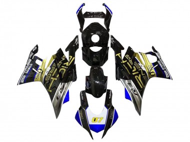 Carenados Moto Yamaha YZF R3/R25 2019-2021 - Blanco Azul Negro Oro Trick Star 07