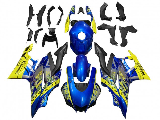 Carenados Moto Yamaha YZF R3/R25 2019-2021 - Amarillo Azul Negro Motul