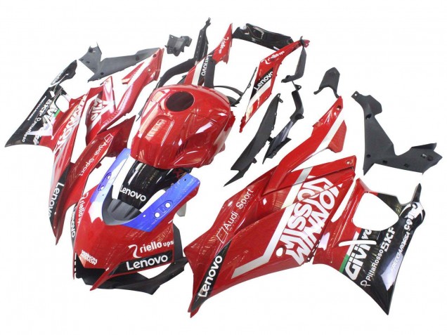Carenados Moto Yamaha YZF R3/R25 2019-2021 - Rojo Púrpura Negro Valsir Lenovo