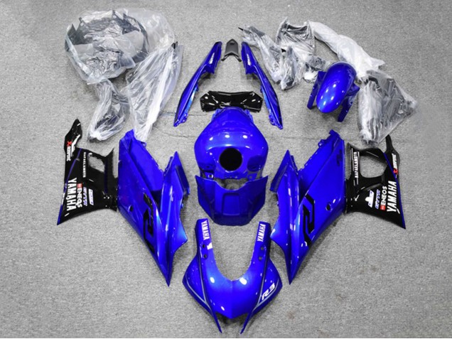 Carenados Moto Yamaha YZF R3/R25 2022-2024 - Azul Negro ENEOS