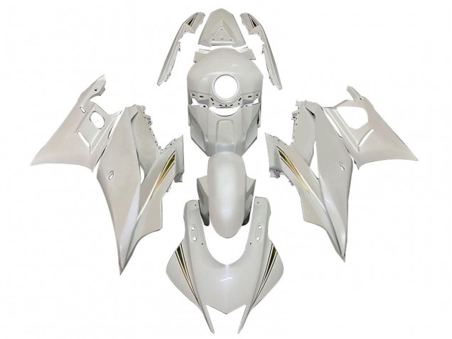 Carenados Moto Yamaha YZF R3/R25 2022-2024 - Blanco Oro